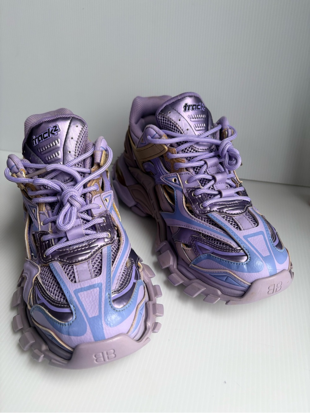 Balenciaga Track 2 Sneakers Purple/Lavender – Size 10 US  -Women’s / 40 EU